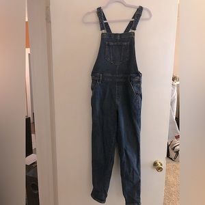 Old Navy OG Straight Workwear Jean Overalls - dark wash